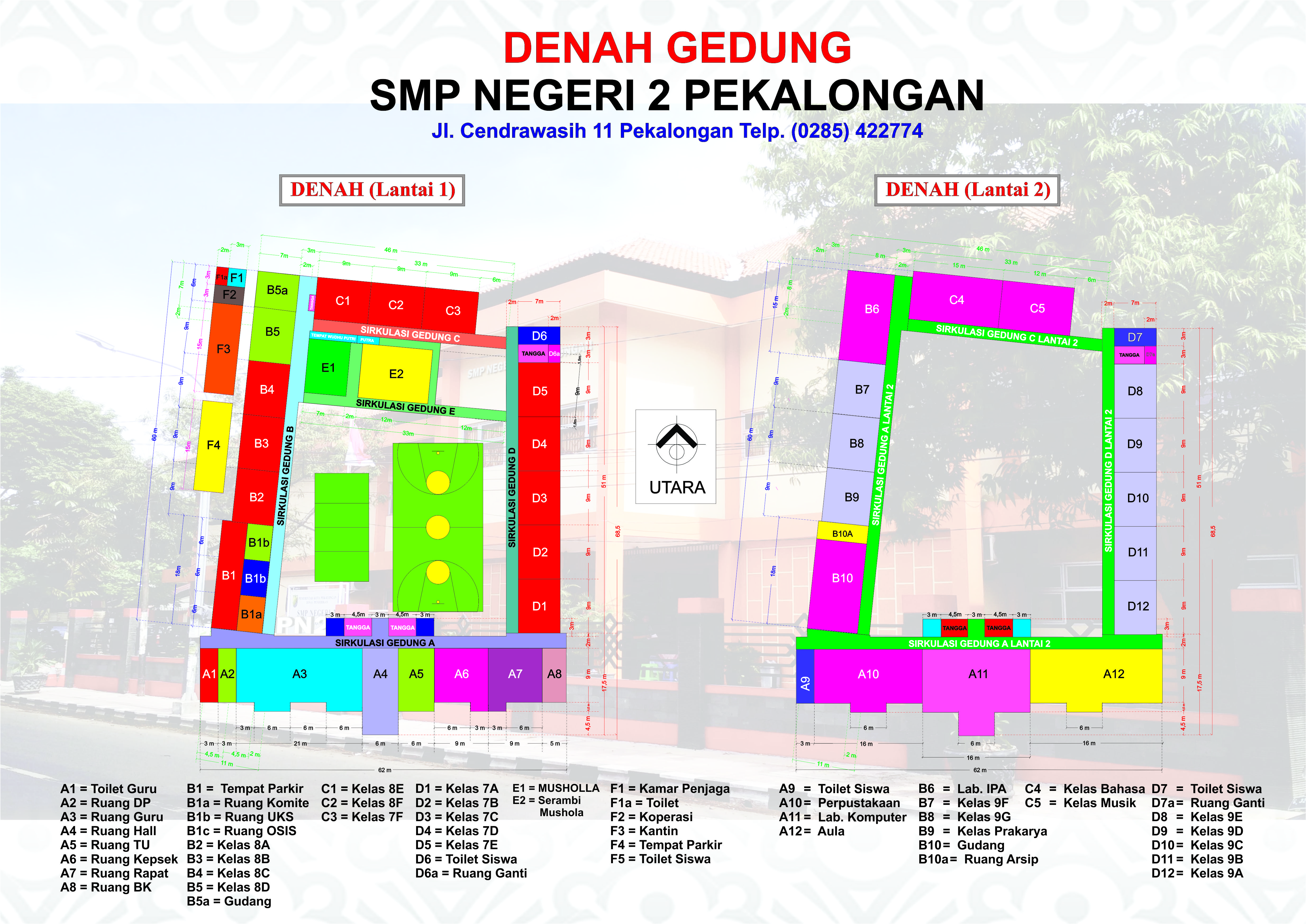 denah sekolah